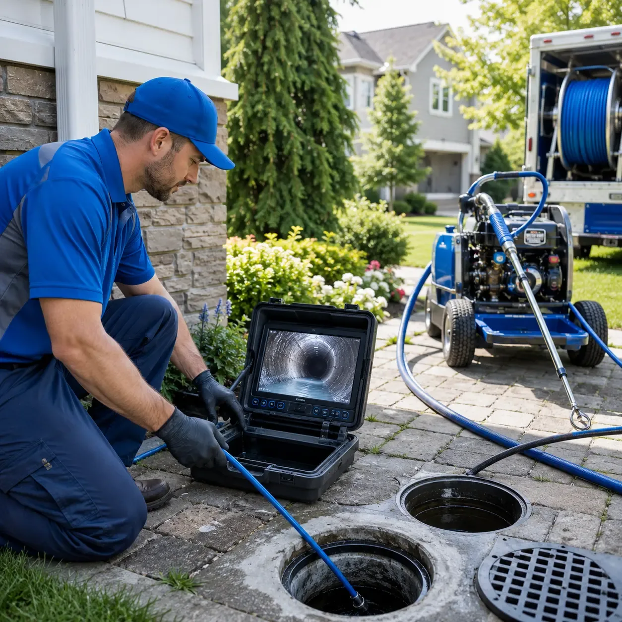 Outdoor drain cleaning professionals serving Faxon, OK